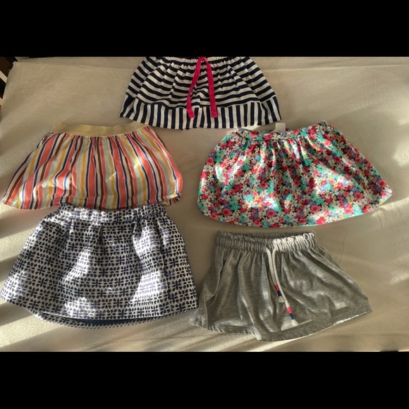LOT OF 5 TODDLER GIRL SKIRTS - Cat & Jack OshKosh Carter’s - Picture 1 of 1